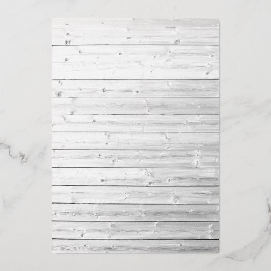 Glam Chic Mode Show Folie Uitnodiging (Achterkant)