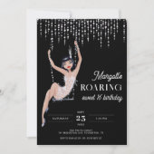 Glam Chic Roaring 20s  Sweet 16 Birthday Kaart (Voorkant)