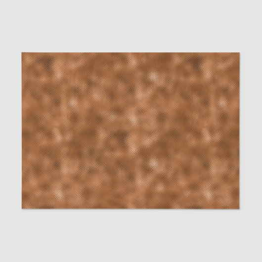 Glam Copper Mottled Shimmer Graphic Tissuepapier (Voorkant)