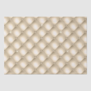 Glam Cream Champagne Diamond Glitz Bruiloft Tissuepapier