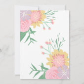 Glam Day Spa Party Birthday Invitation Kaart (Achterkant)