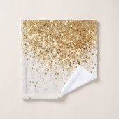 Glam de la Parties scintillant d'or Sparkling #2 (Gant de toilette)