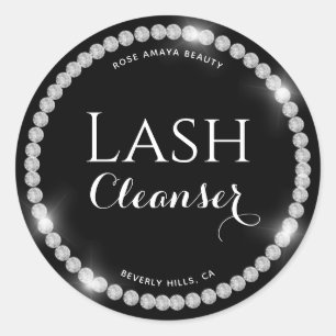 Glam Diamond Luxurious Lash Cleanser  Ronde Sticker
