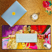Glam d'or Motivation initiale D Monogramme Abstrai