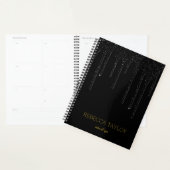 Glam Elegant Driving Black & Gold Drip Parties sci (Devant avec enveloppe)
