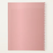 Glam Élégant Or Rose Moderne N'Importe Quelle Anné (Dos)