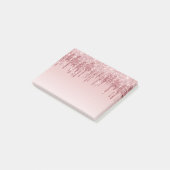 Glam en glitter Drip Post-it® Notes (Schuin)