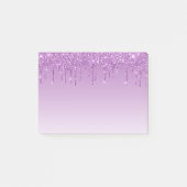 Glam en glitter Drip Post-it® Notes (Voorkant)