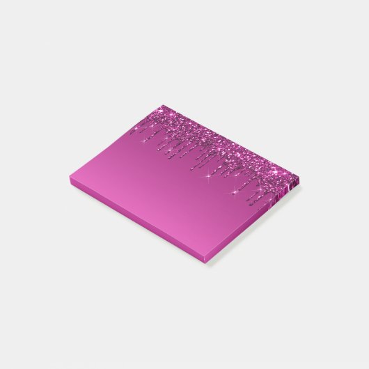 Glam en glitter Drip Post-it® Notes (Schuin)
