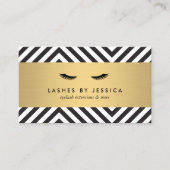 Glam Eyelashes aux Cartes de visite Motifs audacie (Devant)