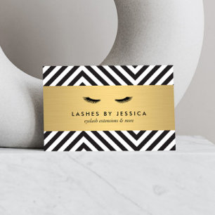 Glam Eyelashes aux Cartes de visite Motifs audacie