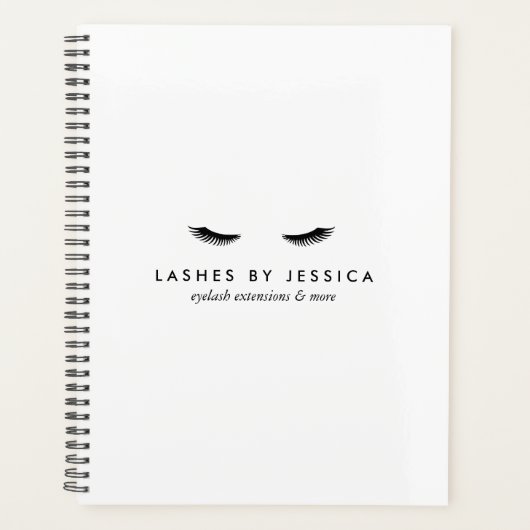 Glam Eyelashes Classic Afspraakboek Planner (Voorkant)