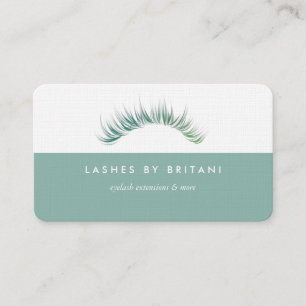 Glam Eyelashes Visitekaartje witte tekst