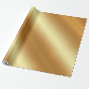 Glam Faux Gold Sjabloon Glossy Extra groot cadeau Cadeaupapier