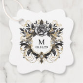  Glam Floral Bedankjes Labels (Voorkant)