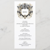  Glam Floral Wedding Menu (Voorkant)
