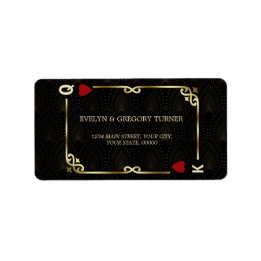 Glam Gatsby Casino Las Vegas Poker Wedding Etiket