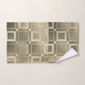 Glam géométrique moderne Carré d'or muet (Serviette à main)