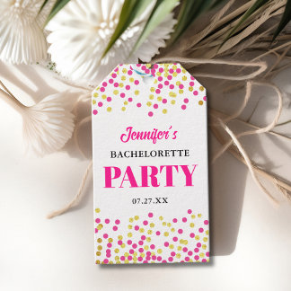 Glam Girly Dots Wedding Bachelorette Party Cadeaulabel