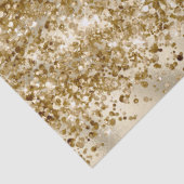 Glam Girly Gold Glitter Sparkle Confetti Tissuepapier (Detail)