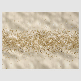 Glam Girly Gold Glitzy Glitter Sparkle Confetti Tissuepapier