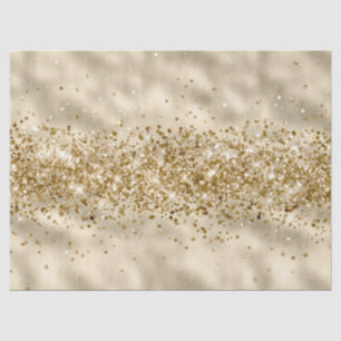 Glam Girly Gold Glitzy Glitter Sparkle Confetti Tissuepapier