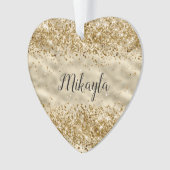 Glam Girly Gold Parties scintillant Sparkle Confet (devant)