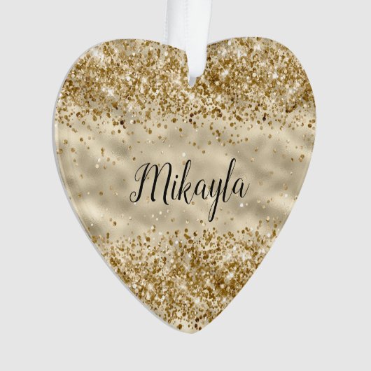 Glam Girly Gold Parties scintillant Sparkle Confet (devant)