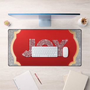 Glam Glitter Bling Bling Christmas JOY Bureaumat