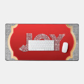 Glam Glitter Bling Bling Christmas JOY Bureaumat (Keyboard & Muis)