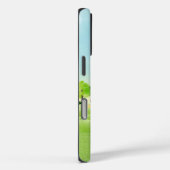 Glam Glitter Lady Golfer Roze Winkelwagen Clubs Mo Case-Mate iPhone Case (Achterkant / Rechts)