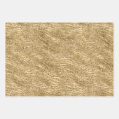 Glam Glitter Leopard Giraffe Dier Inpakpapier Vel (Voorkant 2)