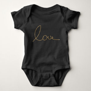 Glam Glitter Love Romper