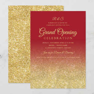 Glam Glitter Red, Groot geopend bedrijf  Kaart