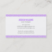 Glam Glitter Visitekaartjes (Achterkant)