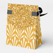 Glam Glitter Wedding Favor Gift Boxes uit 1920 Bedankdoosjes (Achterkant)