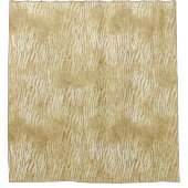 Glam Glitter Zebra afdrukken       Douchegordijn (Voorkant)