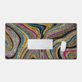 Glam glittery girale kunst bureaumat (Keyboard & Muis)