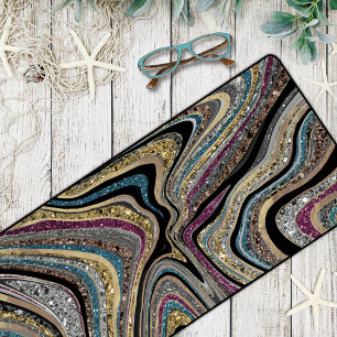 Glam glittery girale kunst bureaumat