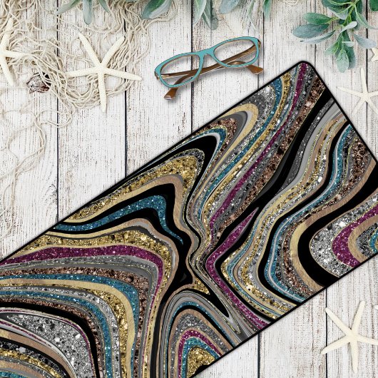 Glam glittery girale kunst bureaumat