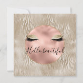 Glam Glitzy Eyelashes Zebra Print (Voorkant)