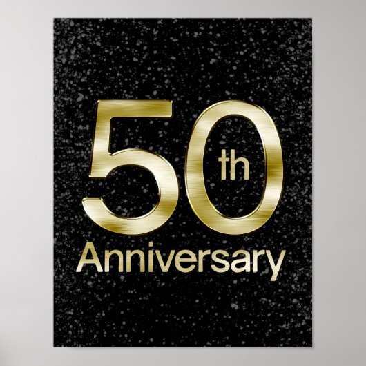 Glam Gold 50e Jubileum Poster (Voorkant)