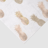 Glam Gold-ananassen Tissuepapier (Detail)