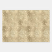 Glam Gold Cream Champagne Diamond Glitz Wedding Inpakpapier Vel (Voorkant 2)