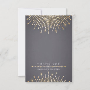Glam gold glitter deco vintage bruiloft bedankt