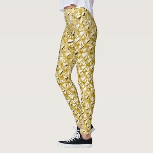 Glam gold glitter leggings (Links)