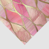 Glam Gold Glitzy Pink Tissuepapier (Detail)