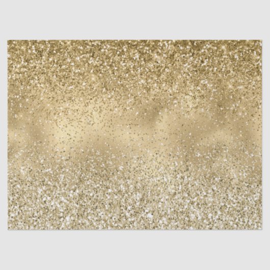 Glam Gold Glitzy Sparkle Glitter      Tissuepapier (Voorkant)