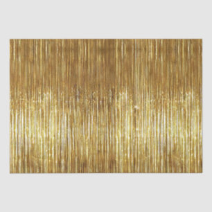 Glam Gold Glitzy Sparkle Stripes Tissuepapier