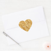 Glam Gold Hart Sticker (Envelop)
